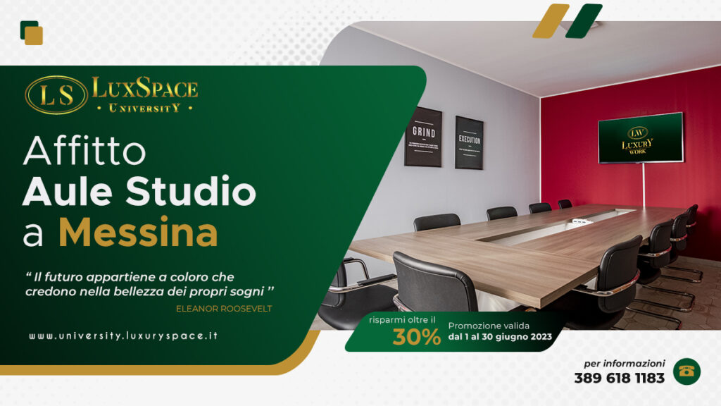 Lux Space University - Affitto Aule Studio Messina